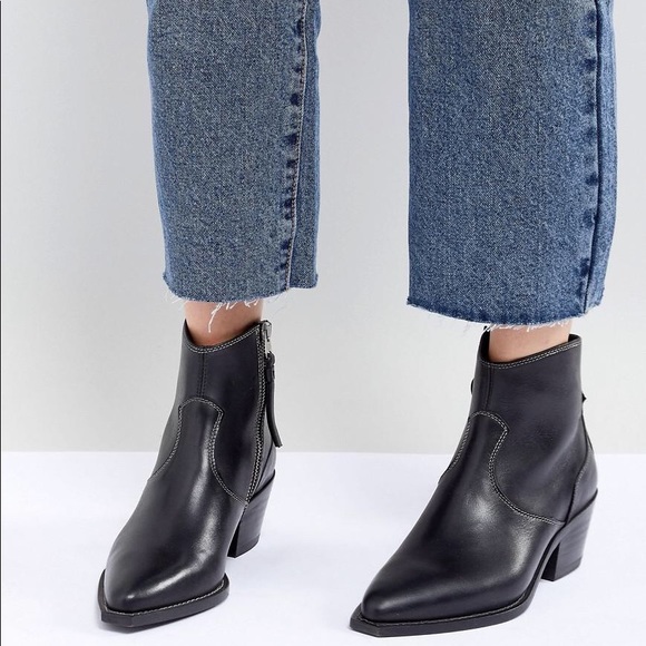 All Saints Shoes - AllSaints Black Ankle Boots